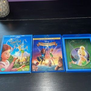 3 Tinker Bell BluRays